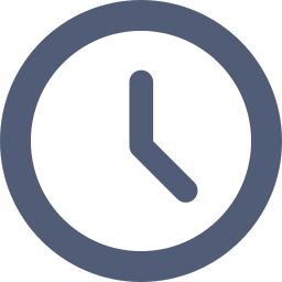 clock circular outline